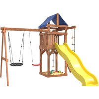 Игровой комплекс National Tree Company С качелями лодочка и гнездом 60 IgroWoods ДП-3 - Превью изображения №3 — Интернет-магазин ПроЗаказ