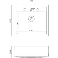 Кухонная мойка Quadron HCQB6054U8_BS - Превью изображения №6 — Интернет-магазин ПроЗаказ