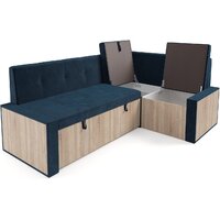 Угловой диван Мебель-АРС Таллин 191x83x121 (темно-синий Luna 034) - Превью изображения №4 — Интернет-магазин ПроЗаказ