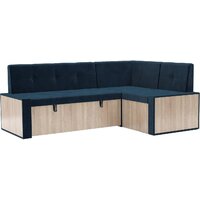 Мебель-АРС Таллин 191x83x121 (темно-синий Luna 034)