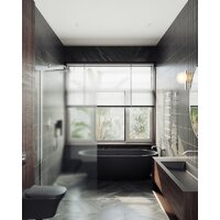 Душевая стенка MaybahGlass 89x195 MGD-690-4ш (сатин стекло/хром глянцевый) - Превью изображения №4 — Интернет-магазин ПроЗаказ