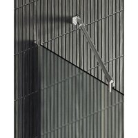 Душевая стенка MaybahGlass 89x195 MGD-690-4ш (сатин стекло/хром глянцевый) - Превью изображения №5 — Интернет-магазин ПроЗаказ