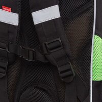 Школьный рюкзак Grizzly RAm-585-8 (черный/салатовый) - Превью изображения №7 — Интернет-магазин ПроЗаказ