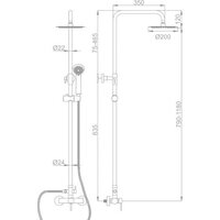 Душевая система  Ledeme L72405 - Превью изображения №6 — Интернет-магазин ПроЗаказ