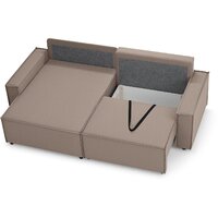 Угловой диван Mio Tesoro Дюссельдорф 293 1.5ек-1.5пф (1176 Savanna Plus Mocca) - Превью изображения №8 — Интернет-магазин ПроЗаказ