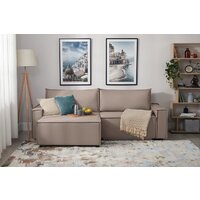 Угловой диван Mio Tesoro Дюссельдорф 293 1.5ек-1.5пф (1176 Savanna Plus Mocca) - Превью изображения №12 — Интернет-магазин ПроЗаказ