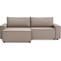 Угловой диван Mio Tesoro Дюссельдорф 293 1.5ек-1.5пф (1176 Savanna Plus Mocca) - Превью изображения №2 — Интернет-магазин ПроЗаказ