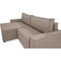 Угловой диван Mio Tesoro Дюссельдорф 293 1.5ек-1.5пф (1176 Savanna Plus Mocca) - Превью изображения №4 — Интернет-магазин ПроЗаказ