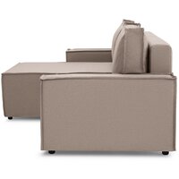 Угловой диван Mio Tesoro Дюссельдорф 293 1.5ек-1.5пф (1176 Savanna Plus Mocca) - Превью изображения №3 — Интернет-магазин ПроЗаказ