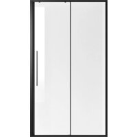 Niagara 140x195 NG-84-14AB (черный матовый/прозрачное стекло)