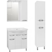  Style Line Шкаф с зеркалом Жасмин 80 (с подсветкой) - Превью изображения №8 — Интернет-магазин ПроЗаказ