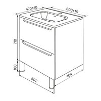  IDDIS Тумба с умывальником Edifice 60 EDI60WFi95K - Превью изображения №8 — Интернет-магазин ПроЗаказ