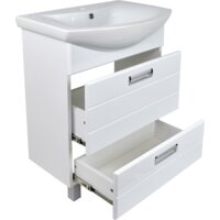  Doratiz Тумба Вега 60 с двумя ящиками под умывальник Балтика 60 (белый) - Превью изображения №4 — Интернет-магазин ПроЗаказ