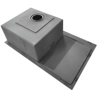 Кухонная мойка Stellar Decor S7850NB-L-D (нано черный) - Превью изображения №7 — Интернет-магазин ПроЗаказ