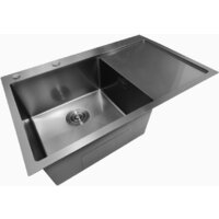 Кухонная мойка Stellar Decor S7850NB-L-D (нано черный) - Превью изображения №9 — Интернет-магазин ПроЗаказ