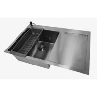 Кухонная мойка Stellar Decor S7850NB-L-D (нано черный) - Превью изображения №4 — Интернет-магазин ПроЗаказ