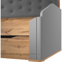 Кровать-тахта Modula Карпин INV01KM-2S-2056/987/1116(06) (серый/дуб натюрель/серый ткань) - Превью изображения №3 — Интернет-магазин ПроЗаказ