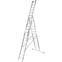 Лестница-стремянка Новая высота NV 523 трёхсекционная индустриальная 3x9 ступеней - Превью изображения №2 — Интернет-магазин ПроЗаказ