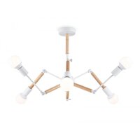Подвесная люстра Ambrella light Traditional TR80485/6 WH/LW (белый/светлое дерево) - Превью изображения №6 — Интернет-магазин ПроЗаказ