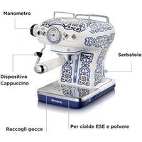 Рожковая кофеварка Ariete Capri 1389/1C - Превью изображения №8 — Интернет-магазин ПроЗаказ