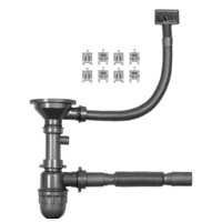 Кухонная мойка ARFEKA Eco AR 500*500 Satin Decor - Превью изображения №6 — Интернет-магазин ПроЗаказ