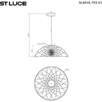 Подвесная люстра ST Luce SL6016.703.01 - Превью изображения №9 — Интернет-магазин ПроЗаказ