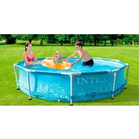 Каркасный бассейн Intex Metal Frame Beachside 28208 (305х76) - Превью изображения №2 — Интернет-магазин ПроЗаказ