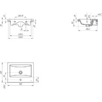 Умывальник Cersanit Como 50 S-UM-COM50/1-w + 63039 - Превью изображения №4 — Интернет-магазин ПроЗаказ