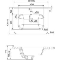  IDDIS Тумба под умывальник Brick 60 BRI60WFi95 - Превью изображения №9 — Интернет-магазин ПроЗаказ