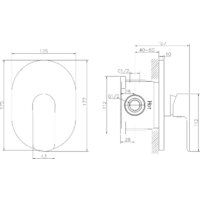 Смеситель Lauter Hidden 21СК157С-521-1 - Превью изображения №2 — Интернет-магазин ПроЗаказ