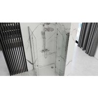 Душевая дверь Rea Fold Modul 110 N2 (хром/прозрачное стекло) - Превью изображения №6 — Интернет-магазин ПроЗаказ