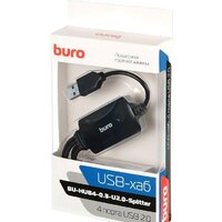 USB-хаб Buro BU-HUB4-0.3-U2.0-Splitter - Превью изображения №6 — Интернет-магазин ПроЗаказ