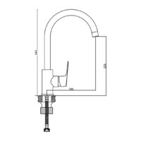 Смеситель Gross Aqua Dyno 3242285MW-B02 - Превью изображения №3 — Интернет-магазин ПроЗаказ