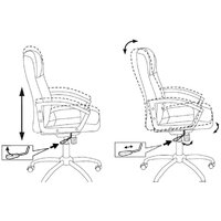 Офисное кресло Бюрократ T-800N (черный) - Превью изображения №5 — Интернет-магазин ПроЗаказ