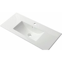  ЗОВ Тумба с умывальником Парма 100 P100LA0MWMC1A-OL100 (аттик/белый матовый/алюминий) - Превью изображения №3 — Интернет-магазин ПроЗаказ