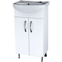 СанитаМебель Тумба под умывальник Камелия-61.13 Д2 (белый)