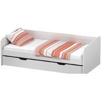 Кровать с выдвижным спальным местом Polini Kids Fun 4200 (белый) - Превью изображения №2 — Интернет-магазин ПроЗаказ