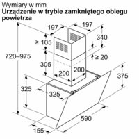 Кухонная вытяжка Bosch Serie 2 DWK65DK60 - Превью изображения №7 — Интернет-магазин ПроЗаказ