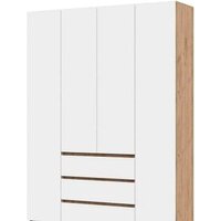 Стендмебель Хелен ШК 05 (белый/дуб крафт золото)