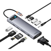 Док-станция Baseus Metal Gleam Series 11-Port Hub B00030709811-00 - Превью изображения №4 — Интернет-магазин ПроЗаказ
