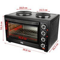 Мини-печь GFgril GFO-40 - Превью изображения №3 — Интернет-магазин ПроЗаказ