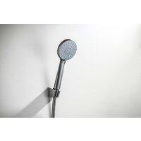 Душевой гарнитур  Aquatek Бетта AQ2032BGM (черный хром) - Превью изображения №3 — Интернет-магазин ПроЗаказ