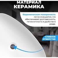 Умывальник Saniteco AT1023 - Превью изображения №4 — Интернет-магазин ПроЗаказ