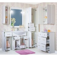  Бриклаер Шкаф-пенал Анна 52 (белый глянец) - Превью изображения №4 — Интернет-магазин ПроЗаказ