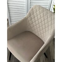 Стул с подлокотниками M-City Brandy 629M05174 (505-7 капучино/черный) - Превью изображения №3 — Интернет-магазин ПроЗаказ