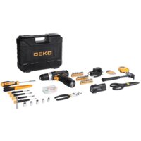 Дрель-шуруповерт Deko GCD12DU3 SET 104 063-4133 (с 2-мя АКБ, кейс, набор оснастки) - Превью изображения №4 — Интернет-магазин ПроЗаказ