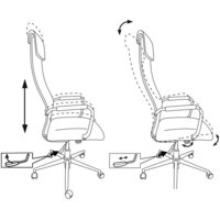 Офисное кресло Бюрократ KB-9N/ECO/BLACK (черный) - Превью изображения №9 — Интернет-магазин ПроЗаказ