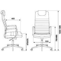 Офисное кресло Бюрократ KB-9N/ECO/BLACK (черный) - Превью изображения №10 — Интернет-магазин ПроЗаказ