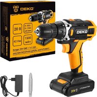 Дрель-шуруповерт Deko Banger 20V ONE + 083-1042 (с 1-им АКБ) - Превью изображения №2 — Интернет-магазин ПроЗаказ