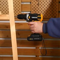 Дрель-шуруповерт Deko Banger 20V ONE + 083-1042 (с 1-им АКБ) - Превью изображения №9 — Интернет-магазин ПроЗаказ